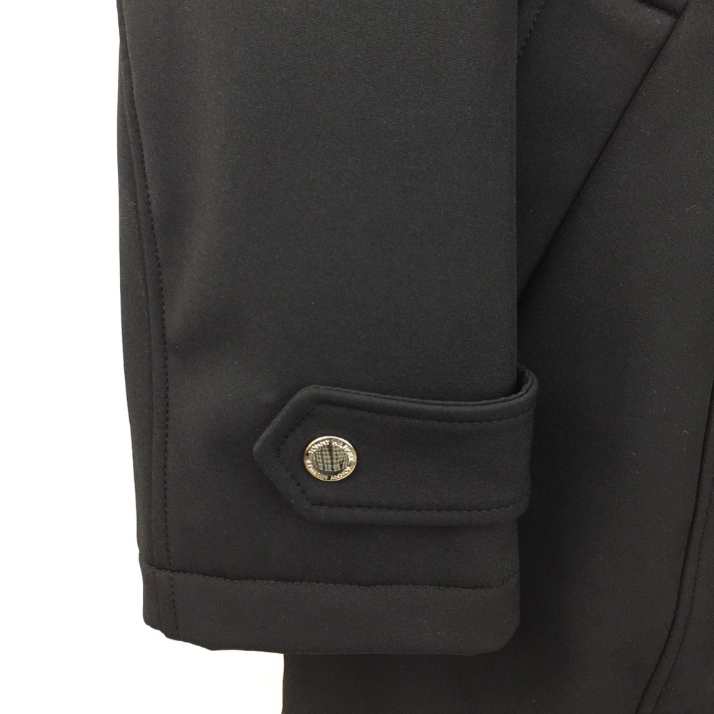 Tommy Hilfiger Black Jacket Coat Detachable Hood - Picture 6 of 8